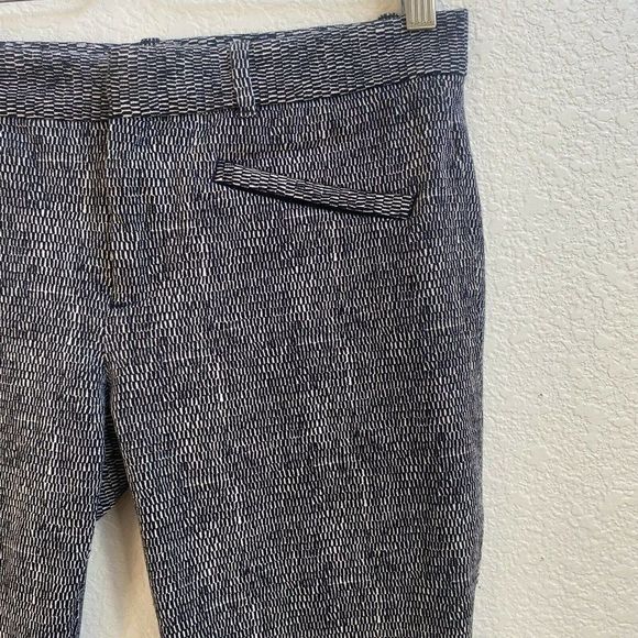 Gap Black & White Patterned Skinny Ankle Pants size 8 - Picture 4 of 8